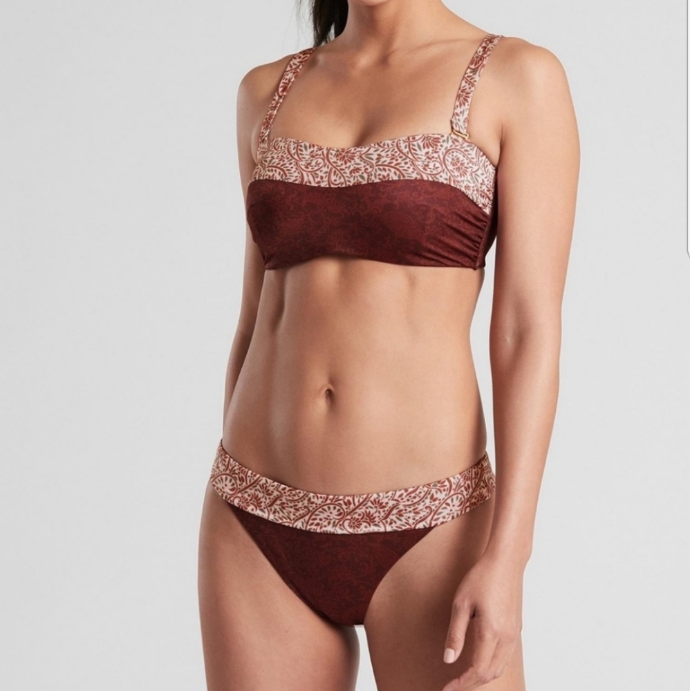 Athleta aqualuxe batik swimsuit